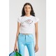 Fiorucci New Products For Sale Sleeping Child Boxy Crop T-Shirt White