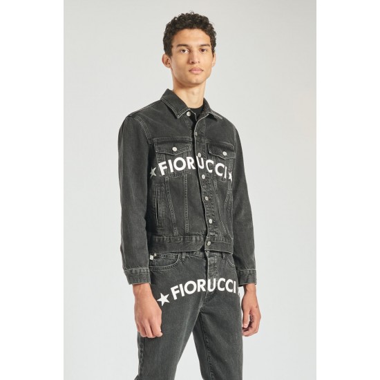 Fiorucci New Products For Sale Star Logo Denim Jacket Back