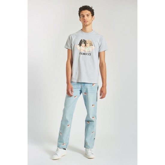 Fiorucci New Products For Sale Angels T-Shirt Grey
