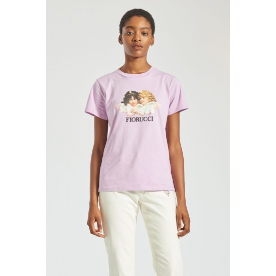 Fiorucci New Products For Sale Angels T-Shirt Lilac
