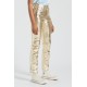 Fiorucci New Products For Sale Yves Vinyl Trousers Gold
