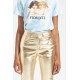 Fiorucci New Products For Sale Yves Vinyl Trousers Gold