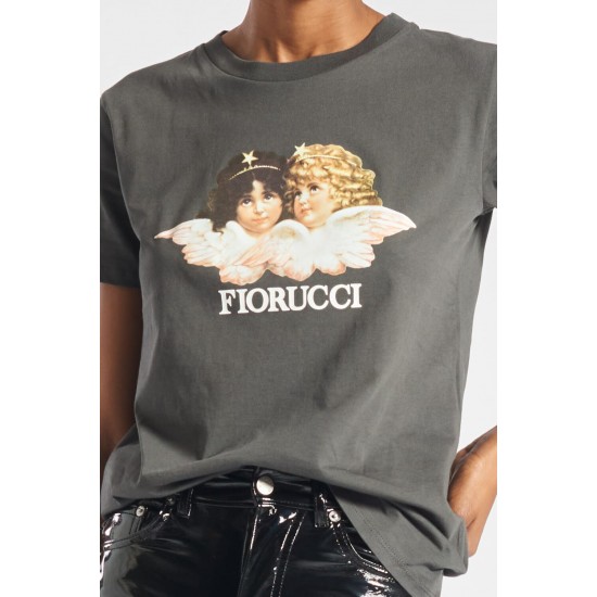 Fiorucci New Products For Sale Angels T-Shirt Dark Grey