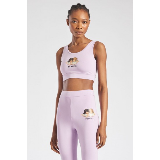 Fiorucci New Products For Sale Angels Crop Top Lilac