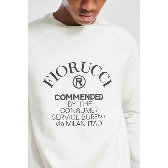 Fiorucci New Products For Sale Commended Sweatshirt Cream
