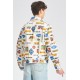 Fiorucci New Products For Sale Unisex Racing Print Jacket White