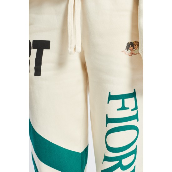 Fiorucci New Products For Sale Logo Stripe Joggers Off White