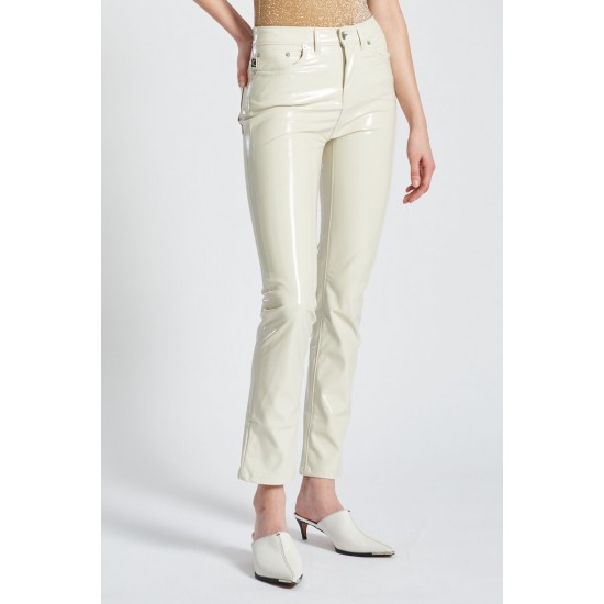 Fiorucci New Products For Sale Yves Vinyl Trousers Off White