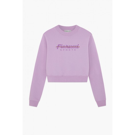 Fiorucci New Products For Sale Fiorucci Sport Crop Sweatshirt Lilac