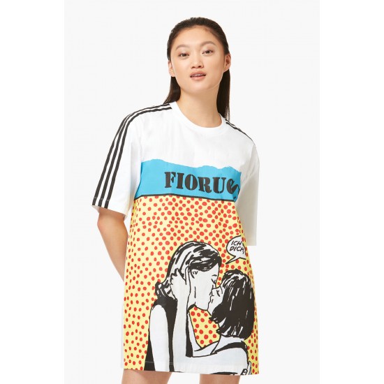 Fiorucci New Products For Sale 95Adidas x Fiorucci Love Print T-Shirt