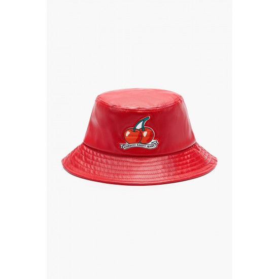 Fiorucci New Products For Sale Cherry Vinyl Bucket Hat
