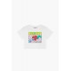 Fiorucci New Products For Sale What Is Love Print Crop T-Shirt White