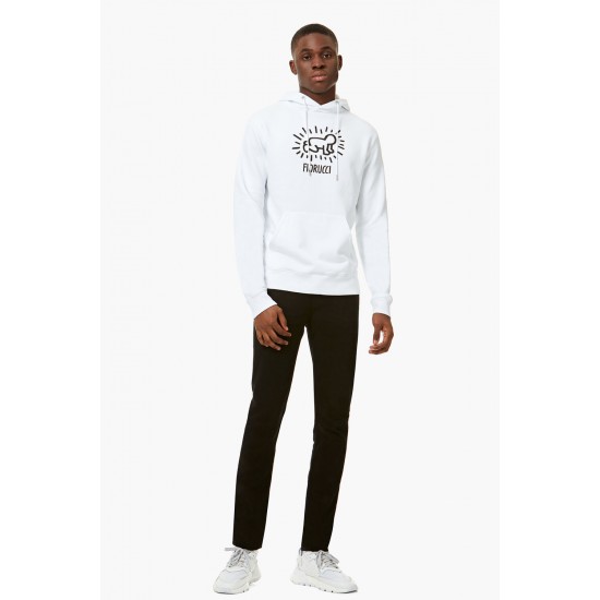 Fiorucci New Products For Sale Keith Haring Hoodie White