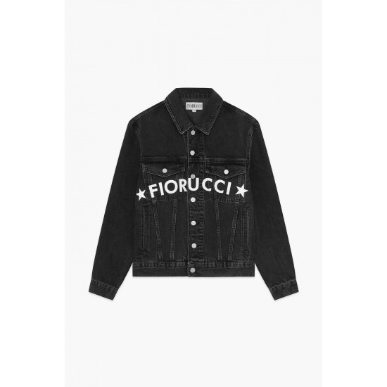 Fiorucci New Products For Sale Star Logo Denim Jacket Back