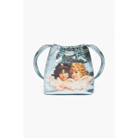 Fiorucci New Products For Sale Angels Pouch Bag Blue