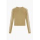 Fiorucci New Products For Sale Rib Logo Knit Sweater Gold