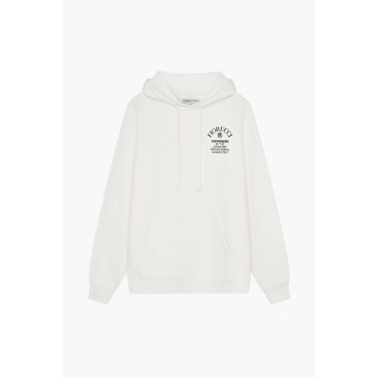 Fiorucci New Products For Sale Commended Hoodie White