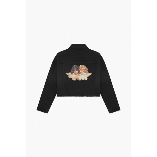 Fiorucci New Products For Sale Berty Angel Patch Jacket Black