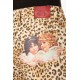 Fiorucci New Products For Sale Angels Patch Shorts Leopard Print