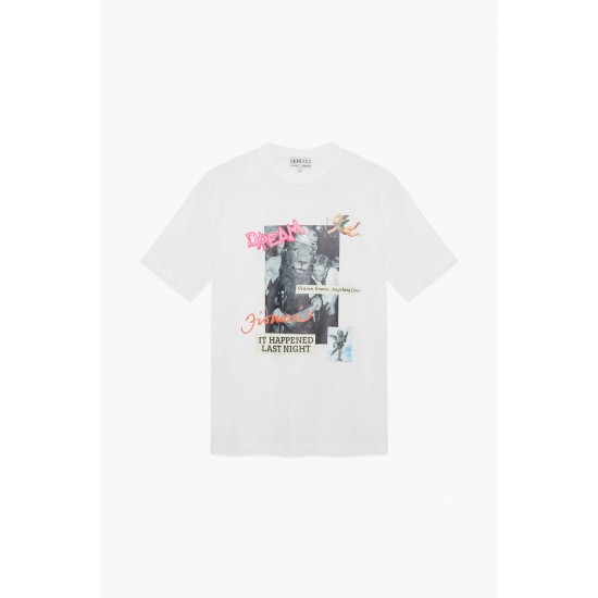 Fiorucci New Products For Sale Heaven Goes Graphic T-Shirt White