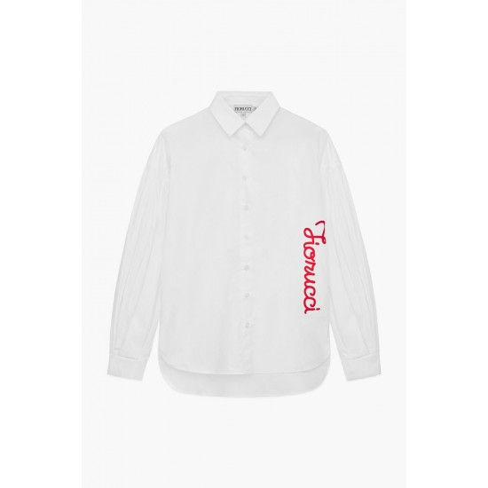 Fiorucci New Products For Sale Puffy Sleeve Shirt White