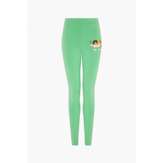 Fiorucci New Products For Sale Woodland Angels Leggings Green