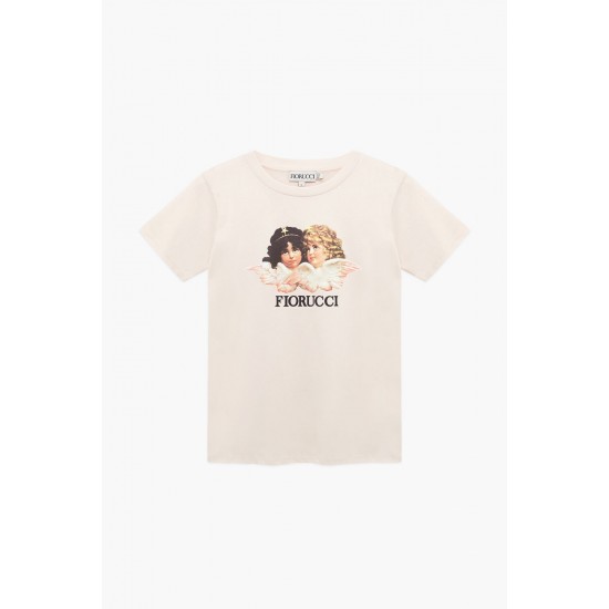 Fiorucci New Products For Sale Angels T-Shirt Pale Pink